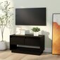 TV statīvs, 74x34x40 cm, melns цена и информация | TV galdiņi | 220.lv