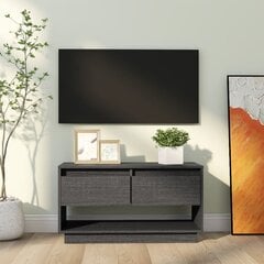 TV statīvs, 74x34x40 cm, pelēks cena un informācija | TV galdiņi | 220.lv