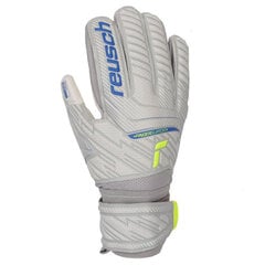 Vārtsargu cimdi Grip Finger Support Grey 5270810 6016 cena un informācija | Futbola formas un citas preces | 220.lv