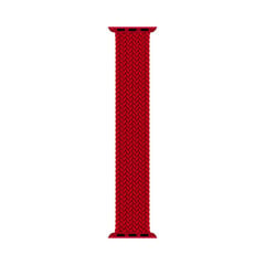 Плетёный Монобраслет — Красный 42/44/45mm, X Small (XS) цена и информация | Аксессуары для смарт-часов и браслетов | 220.lv