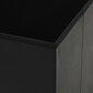 Saliekams sols - glabāšanas kaste, melnā krāsā, mākslīgā āda cena un informācija | Virtuves un ēdamistabas krēsli | 220.lv