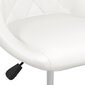 Bāra krēsls, balts, mākslīgā āda cena un informācija | Virtuves un ēdamistabas krēsli | 220.lv