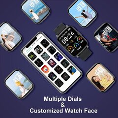 Viedais pulkstenis ar 24 sporta režīmiem, 1,69 collu, Android, iOS цена и информация | Смарт-часы (smartwatch) | 220.lv