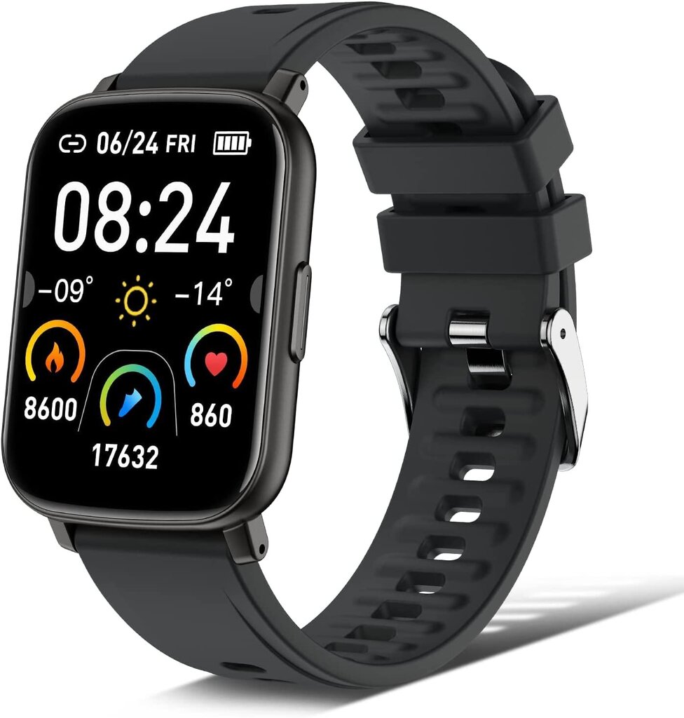 Viedais pulkstenis ar 24 sporta režīmiem, 1,69 collu, Android, iOS cena un informācija | Viedpulksteņi (smartwatch) | 220.lv