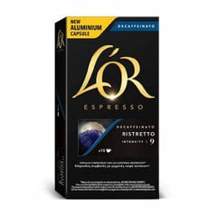 Lor Ristretto kafijas kapsulas bez kofeīna, 10 gab. cena un informācija | Kafija, kakao | 220.lv
