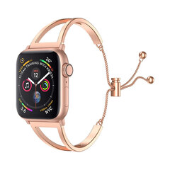Cuff для Apple Watch — Розовое Золото 42/44/45mm цена и информация | Аксессуары для смарт-часов и браслетов | 220.lv
