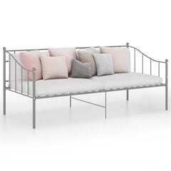 Dīvāna-gultas rāmis, pelēks, 90x200cm, metāls цена и информация | Кровати | 220.lv