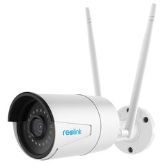 4 MP āra/ iekštelpu IP kamera Reolink RLC-410W-AI, WiFi, MicroSD, IR apgaismojums līdz 30 m. cena un informācija | Novērošanas kameras | 220.lv