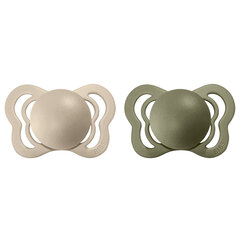 BIBS Couture knupīši 2gb 0-6 mēn. (Vanilla/Olive) cena un informācija | Knupīši | 220.lv