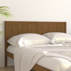 Изголовье кровати, 155,5x4x100 см, коричневое цена и информация | Кровати | 220.lv