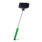 Forever MP-100 Bluetooth Selfie Stick 100cm - Universāla stiprinājuma statīvs ar iebūvētu Pulti Zaļš цена и информация | Selfie Sticks | 220.lv