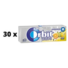 Košļājamā gumija ORBIT White Fruit, 14 g x 30 gab. cena un informācija | Saldumi | 220.lv