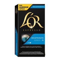 Lor Descaffeinato kafijas kapsulas, 10 gab. cena un informācija | Kafija, kakao | 220.lv