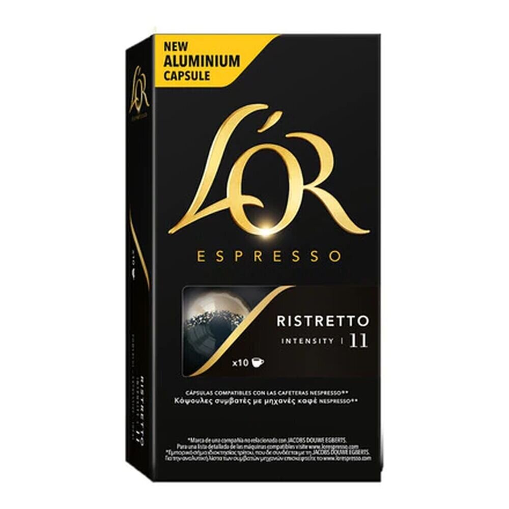 Lor Ristretto kafijas kapsulas, 10 gab. цена и информация | Kafija, kakao | 220.lv