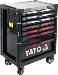 Шкаф для инструментов на колесиках, 7 ящиков Yato цена и информация | Механические инструменты | 220.lv