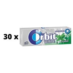 Košļājamā gumija ORBIT White Spearmint, 14 g x 30 gab. cena un informācija | Saldumi | 220.lv