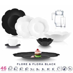Luminarc pusdienu servīze Flore & Flora, 46 daļas цена и информация | Посуда, тарелки, обеденные сервизы | 220.lv
