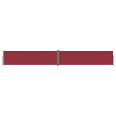Ievelkams sānu nodalījums, sarkana krāsa, 140x1000cm цена и информация | Зонты, маркизы, стойки | 220.lv