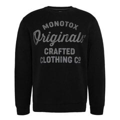 HOODIE MONOTOX CRAFTED CN BLACK MX21036 цена и информация | Мужские толстовки | 220.lv