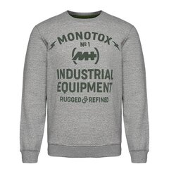 HOODIE MONOTOX INDUSTRIAL CN GREY MX21037 цена и информация | Мужские толстовки | 220.lv