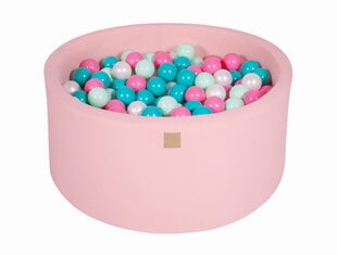 Baseins ar bumbiņām, 250gab., gaiši rozā, 40cm cena un informācija | Rotaļlietas zīdaiņiem | 220.lv
