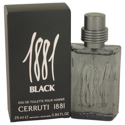 Tualetes ūdens Cerruti 1881 Black edt 25 ml цена и информация | Vīriešu smaržas | 220.lv