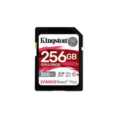 Карта памяти Kingston Canvas React Plus SD 256 ГБ цена и информация | Карты памяти для мобильных телефонов | 220.lv