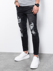 Мужские джинсы Омбре P1065, черный цена и информация | Мужские брюки | 220.lv