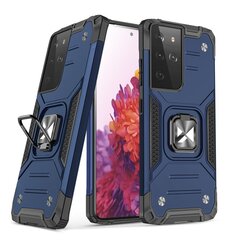Wozinsky Ring Armor Case paredzēts Samsung Galaxy S22 Ultra, zils цена и информация | Чехлы для телефонов | 220.lv