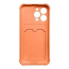 Hurtel Card Armor Case cover paredzēts iPhone 12 Pro Max, oranžs cena un informācija | Telefonu vāciņi, maciņi | 220.lv