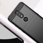 Hurtel Carbon Case paredzēts Nokia 2.4, melns цена и информация | Telefonu vāciņi, maciņi | 220.lv