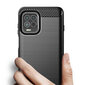Hurtel Carbon Case paredzēts Motorola Moto G100 / Edge S, melns цена и информация | Telefonu vāciņi, maciņi | 220.lv