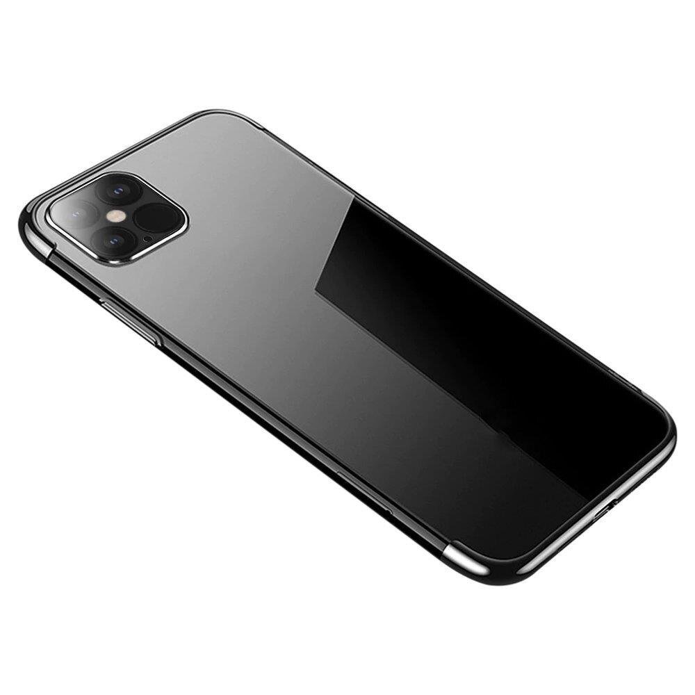 Hurtel Clear Color Case paredzēts Samsung Galaxy A22 4G, melns цена и информация | Telefonu vāciņi, maciņi | 220.lv