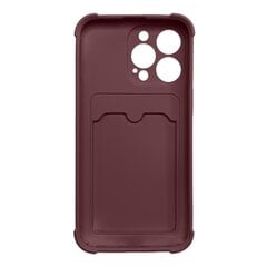 Hurtel Card Armor Case cover paredzēts iPhone 12 Pro Max, violets cena un informācija | Telefonu vāciņi, maciņi | 220.lv