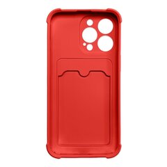Hurtel Card Armor Case cover paredzēts Samsung Galaxy A22 4G, sarkans цена и информация | Чехлы для телефонов | 220.lv
