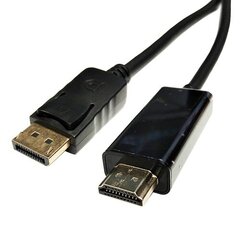 Кабель DisplayPort - HDMI, 1080P, 3m цена и информация | Кабели и провода | 220.lv