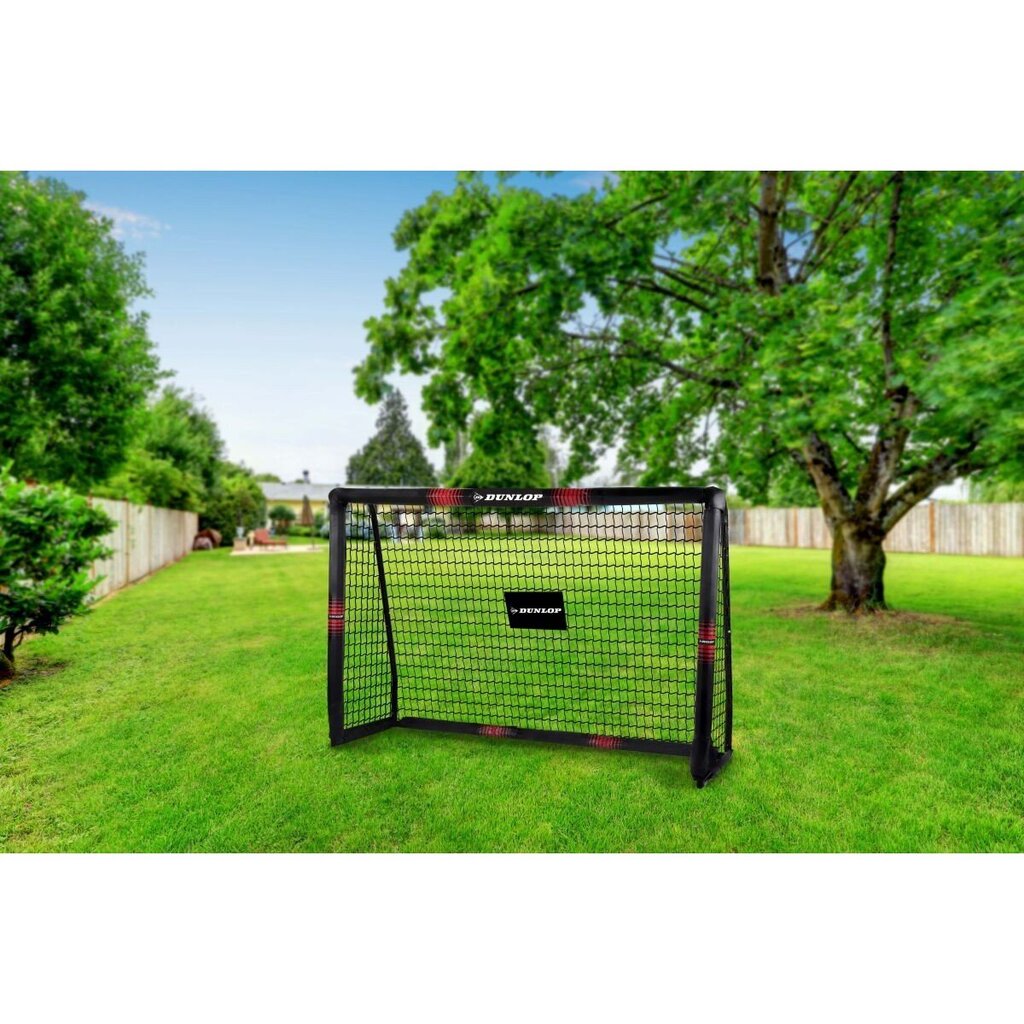 Futbola vārti Dunlop Pro Tech, 180x120x60 cm цена и информация | Futbola vārti un tīkls | 220.lv