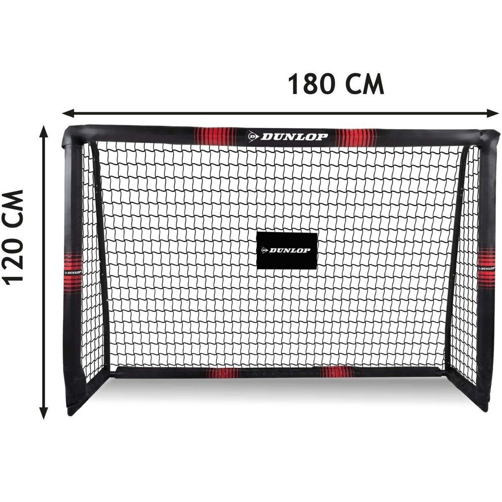 Futbola vārti Dunlop Pro Tech, 180x120x60 cm цена и информация | Futbola vārti un tīkls | 220.lv