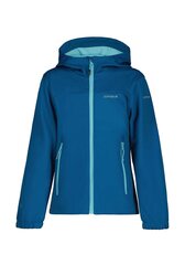 Icepeak bērnu softshell jaka Kleve 51896-9*370, zils/piparmētra 6438513929145 cena un informācija | Virsjakas un mēteļi meitenēm | 220.lv