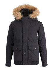 Детская куртка JACK & JONES 200 г 12212442*01, черная 5715311134294 цена и информация | Куртки для мальчиков | 220.lv