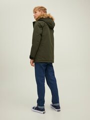 JACK & JONES visvairāk parka 200g 12212422*02, olīva 5715311138360 cena un informācija | Zēnu virsjakas | 220.lv