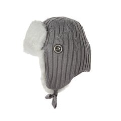Huppa ziemas cepure bērniem Sloan, gaiši pelēka cena un informācija | Cepures, cimdi, šalles zēniem | 220.lv