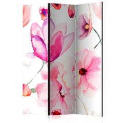 Комнатная перегородка Розовые цветы цена и информация | Мобильные стенки | 220.lv
