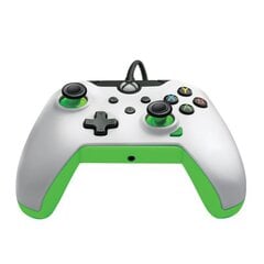 PDP Wired Controller Xbox Series X White - Neon (Green) цена и информация | Аксессуары для компьютерных игр | 220.lv
