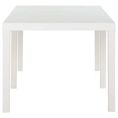 Dārza galds, balts, 220x90x72cm цена и информация | Столы для сада | 220.lv