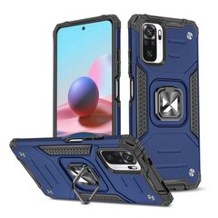 Wozinsky Ring Armor Case paredzēts Xiaomi Redmi Note 10 / Redmi Note 10S, zils cena un informācija | Telefonu vāciņi, maciņi | 220.lv