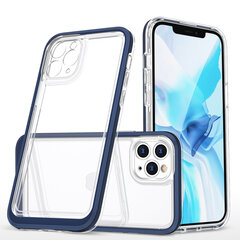 Hurtel Clear 3in1 Case paredzēts iPhone 11 Pro Max, zils cena un informācija | Telefonu vāciņi, maciņi | 220.lv