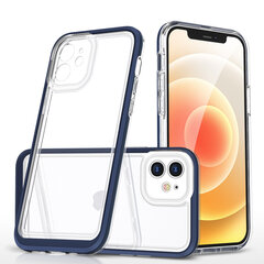 Чехол Hurtel Clear 3 в 1 для iPhone 12, синий цена и информация | Чехлы для телефонов | 220.lv
