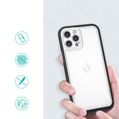 Hurtel Clear 3in1 Case paredzēts iPhone 12 Pro, melns цена и информация | Чехлы для телефонов | 220.lv