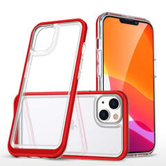 Чехол Hurtel Clear 3 в 1 для iPhone 13, красный цена и информация | Чехлы для телефонов | 220.lv